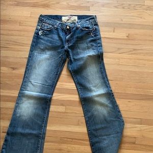 Swarovski crystal embellished jeans